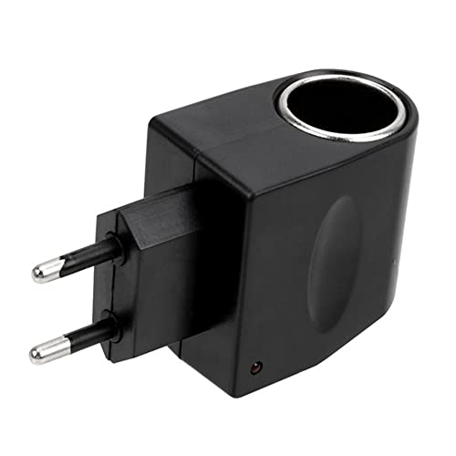 Encendedor De Cigarrillos DoméStico,Asudaro Adaptador Universal De Enchufe De Encendedor De Cigarrillos De Coche De AC A DC Cargador De Coche De 220 V A 12 V Convertidor De Poder Enchufe De La UE Cover