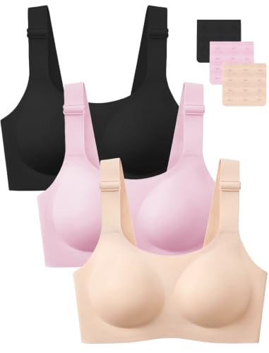 Image of Gailife Womens Wireless Push Up Bras for Women No Underwire Seamless Full Coverage Supportive T Shirt Everyday Bras