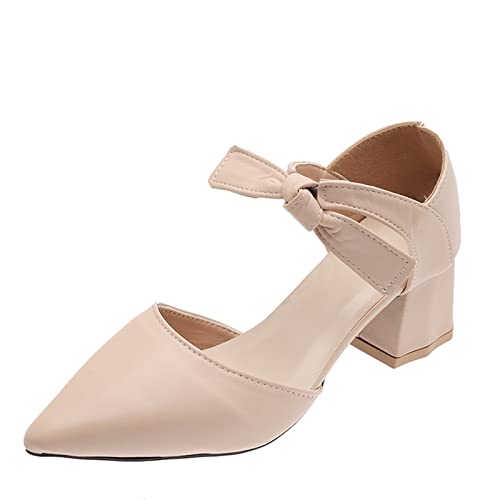 Sandales talons hauts pour femmes nu-pieds d'été chic abricot 4.5UK