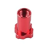 Chiffonade Spray Gun Cup Adapter,Aluminum Alloy Female Adapter with 16mm,1.5mm Female Thread Connector for HVLP Spray Gun Models PRO-33/44/88 - Image 2