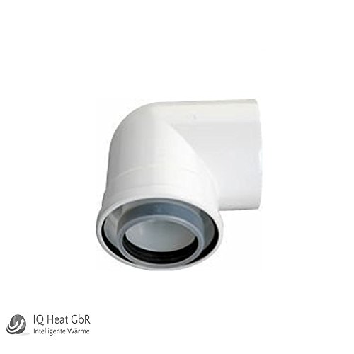 Preisvergleich Produktbild Buderus Abgassystem Abgasrohr DN80 / 125 konzentrischer Bogen 87°