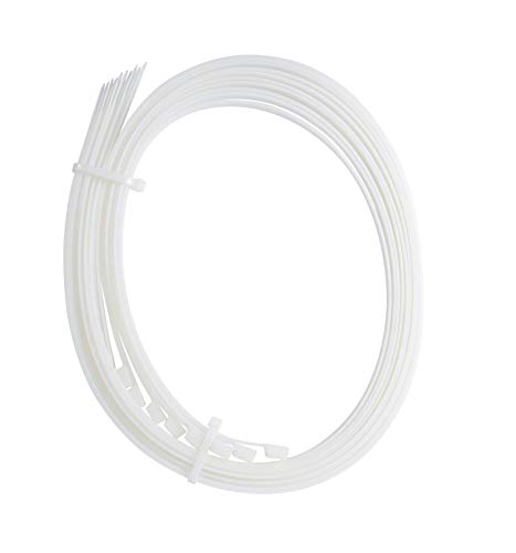 Image of Gardner Bender 46-424 Heavy-Duty Cable Tie, 24 inch, 180 lb, Electrical Wire and Cord Management, Nylon Zip Tie, 50 Pk, Natural White