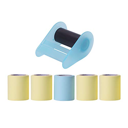 Haftnotizzettel Rolle Haftnotiz Blanko Notizklotz Selbstklebend Nachrichtenblöcke 4 Stück Klebezettel Geleimt Sticky Notes 7.5x5.5x4.4cm Notizblöcke Haftnotizwürfel für Büro Notizen Schule