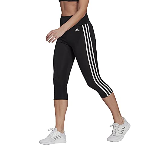 adidas Women's Designed 2 Move High-rise 3-Stripes 3/4 Sport Tights