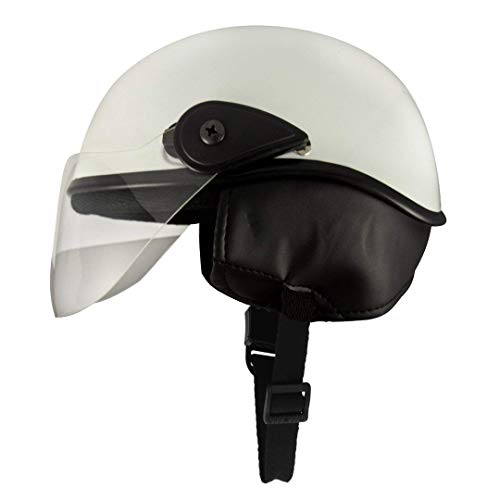 Image of Sage Square Multi-Purpose Half Helmet for Men, Women (Non-Motorized) (White Glossy)