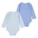 Levi’s Unisex Baby Lhn Poster Logo 2 Stück L/S Bodysu Nl0308 Overall, Vista Blue, 6 Monate