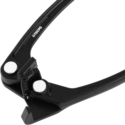 TECPO Rohr-Biegezange für Brems- & Kraftstoffleitungen, für Alu-, Kupfer-, Messing- & Weichstahlrohre, Ø 3mm, 4,75mm, 6mm, Biegeradius ca. 15mm, Biegungen bis zu 90°, kompakt für Einsatz am Fahrzeug
