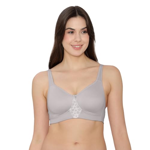 Image of Kalyani Chase Double Layered Cups Center Lace Full Coverage Seamless Bra