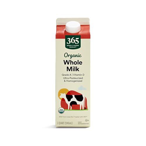 365 By Whole Foods Market, Organic Whole Milk, 32 Fl Oz