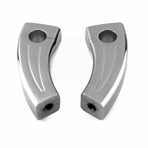 Rehausseurs de guidon fixes 25 mm pour les longs voyages en moto custom et road trips