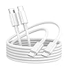 Cable de carga USB C a USB C para Apple iPhone 17/16/15, cargador rápido de 6 pies de largo, cable de alimentación USBC a USB-C para iPhone 17/16 Pro/Pro Max/Air, MacBook Air de 13 pulgadas, iPad Pro
