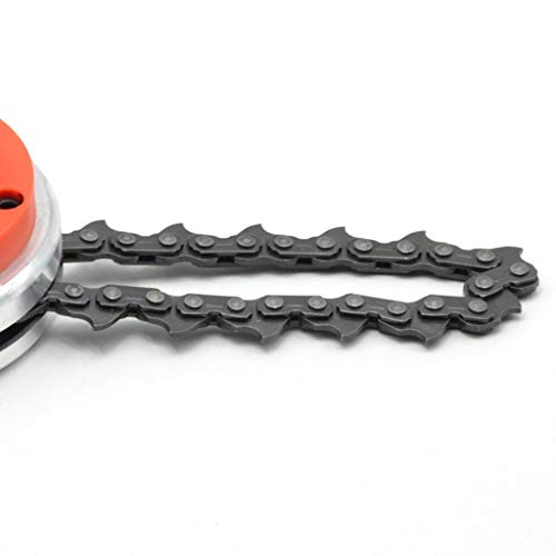 Transer 65Mn Trimmer Head Replacement Coil Chain Brushcutter Accessory for Garden Grass Trimmer Lawn Mower (Multicolor)