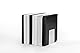 MAUL Buchstütze aus Aluminium (2er Pack) 10x8x10cm | Bücherhalter, Organizer für Kinder, Bücher, Büro, Regal | Bücherstütze im stilvollen Aluminium Design, möbelschonender Buchhalter | Silber
