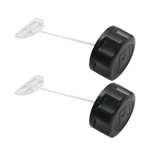 Hoypeyfiy 2Pcs Brushcutter Fuel Tank Cap, Replacement for Chinese Engine Motor 33CC 43CC 52CC BC430 BC520 CG330 CG430 CG520 Strimmer Trimmer Fuel Filler Cap