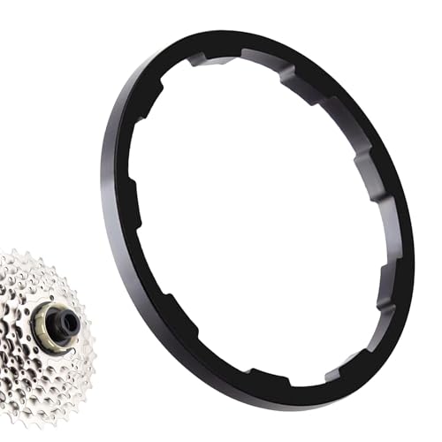 Espaciador De Bicicleta | Arandela De Volante Casete,Juntas De Arandela De Eje De Soporte Inferior De Bicicleta De Aleación De Aluminio Para Bicicletas De Montaña