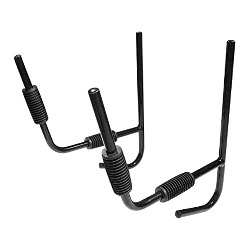 FGHV 3 Pair Black Kayak Rack Wall Mount Storage Surfboard Canoe System Folding Hanger FGHV Kayak Storage Rack Kayak Stand Kayak Holder Kayak Garage Storage Kayak Racks for Storage Kayak wa