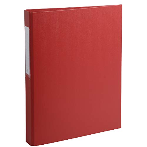 Classeur A4 rouge Exacompta 54385E carton de 10 classeurs rembordés PP