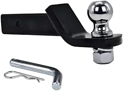 Trailer Hitch Ball Mount with 2-Inch Ball & Hitch Pin/Drop Standard Starter Kit