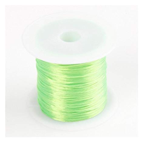 393 Forte cavo di perline di cristallo flessibile 1mm per bracciali filo elasticizzato filo collana di gioielli fai da te che fa la linea di corda-393 pollici Colore 15