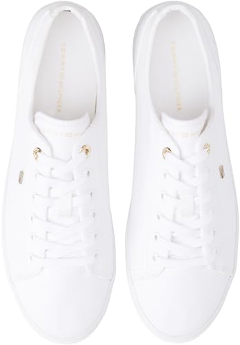 Miniatura 5 de Tommy Hilfiger TH Foxing Sneaker Canvas Fw0fw09170, Parte Superior Baja Mujer