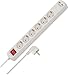 Produktbild Brennenstuhl Steckdosenleiste 6-Fach mit 2X USB (Mehrfachsteckdose mit Schalter und 1,4m Kabel) weiß