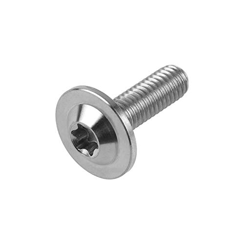 Image of Titanium Torx Head M6 x15 20mm Bolt Screw for Bicycle Motorcycle Car Modification Pack of 6 (Normal Titanium, M6x20mm)
