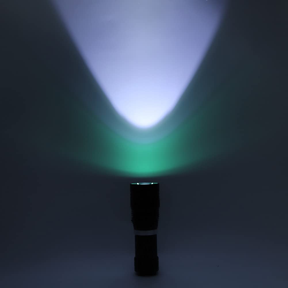 Qcwwy Torcia Subacquea LED Impermeabile 6000LM, Regolazione Luminosità