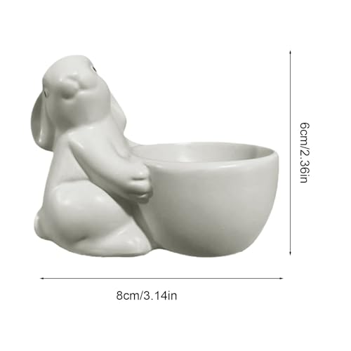 Huevera suavemente diseñada en resina para evitar que los huevos rueden en la mesa 6