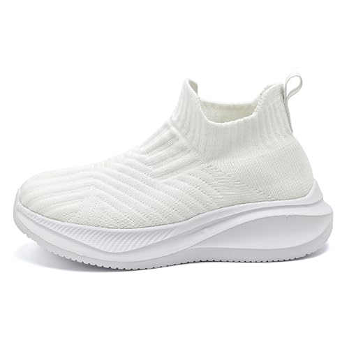 Umerigo Girls Boys Tennis Shoes Kids Slip On Sock Sneakers Summer Casual Gym Walking Atheletic Running Sneaker for Little Kid/Big Kid3