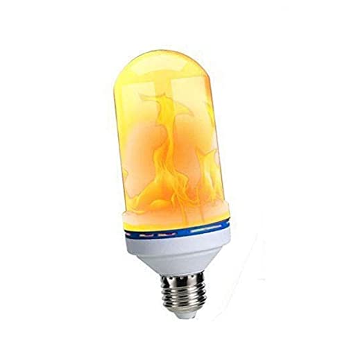 Image of E27 LED Flicker Flame Simulated Burning Fire Effect Light Bulb (Yellow)