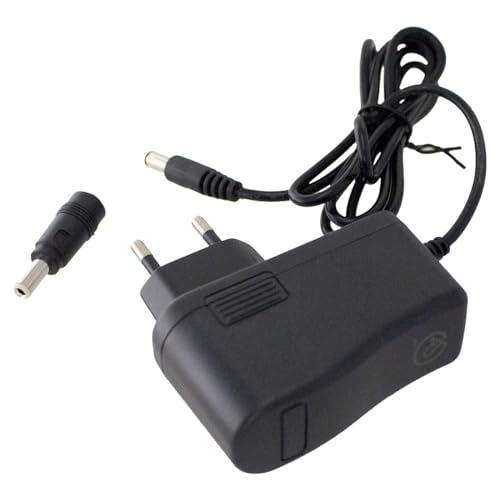 A2ZWORLD Alimentatore 9V 2A 18W, Trasformatore Caricatore 9V Con DC JACK Maschio 5,5mmX2,1mm e 5,5mmX2,5mm