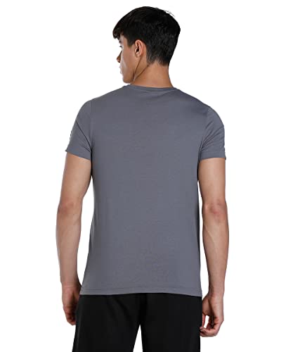 Puma Men's Graphic Print Slim Fit T-Shirt (67603715_Cool Dark Gray
