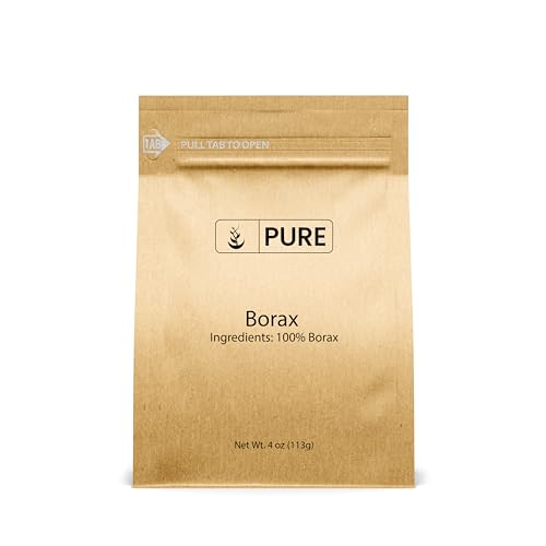 Image of PURE ORIGINAL INGREDIENTS Borax (4 oz) Sodium Borate, Multipurpose Cleaning Agent, Ideal Slime Ingredient