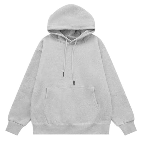 Mens Hoodies Drawstring Long Sleeve Hoodie Basic Teenage Pullover Casual Unisex Oversized Sweatshirts