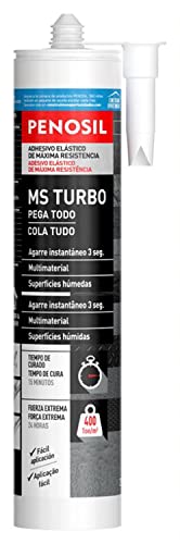 ADHESIVO SELLADOR POLIMERO AGARRE 3 SEGUNDOS NEGRO TURBO PENOSIL 290 ML