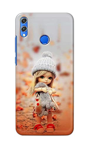 Image of PRINTFIDAA Doll Cute Girl Amazing Beauty Little Kid Child Playing Hard Back Cover for Honor 8X, JSN-L11, JSN-L21, JSN-L22, JSN-L23 Back Cover -(P6) KAT1001
