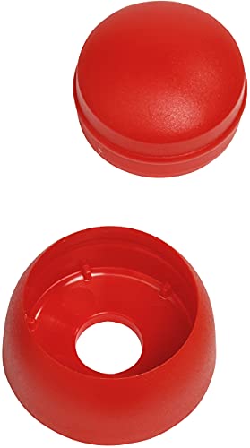 GK Lot de 20 cache-boulons rouges pour tour de jeu
