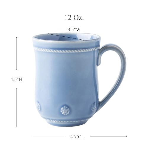 Mug Juliska Berry & Thread Azul 12oz miniatura 3