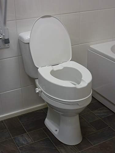 Drive 6 Inch Raised Toilet Seat with Lid