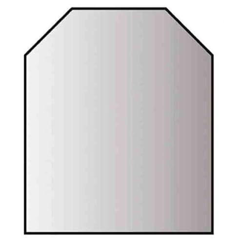 Glasbodenplatte 8 mm Stärke, 100 x 120 cm, Seckseck 21.02.889.2 Glasplatte Funkenschutz Platte Kamin Ofen Kaminöfen Lienbacher Vorlegeplatte Bodenplatte ESG Sicherheitsglas