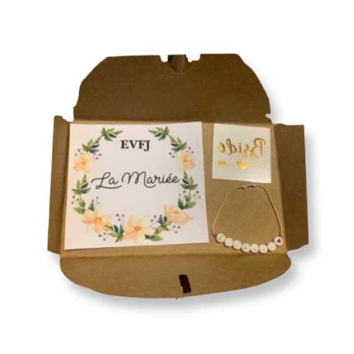 Htbakoi EVJF Accessoire Enterrement De Vie De Jeune Fille Kit, Bride To