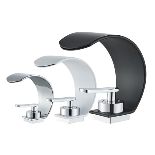 Robinet cascade en laiton pour salle de bain mitigeur eau chaude et froide moderne LWX