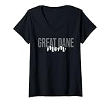 Photo Gallery donna great dane mom dog lover dog mom maglietta con collo a v Photo Gallery donna great dane mom dog lover dog mom maglietta con collo a v