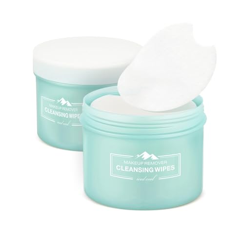 200Pcs Pre-Moistened Face Makeup Remover Wipes All-In-One Facial Cleansing & Hydrating No-rinse Makeup Remover Wipes Alcohol-Free Gentle Formula for Sensitive Skin Quick & Easy Makeup Removal