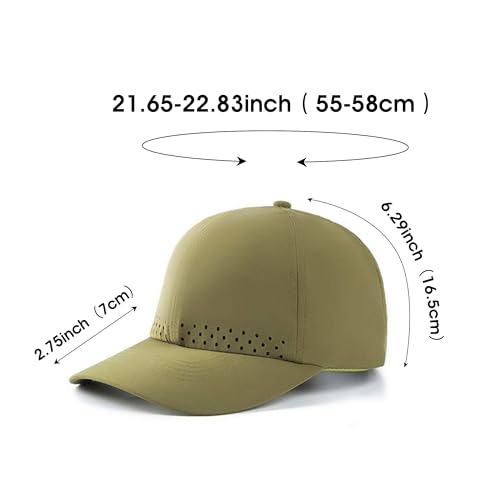 Image of HH HOFNEN Women Quick Drying Baseball Cap Sun Hat Unstructured Golf Hat