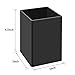 NIUBEE Black Acrylic Pen Holder 2 Pack, Desktop Pencil Cup Stationery Organizer for Office Desk Accessory