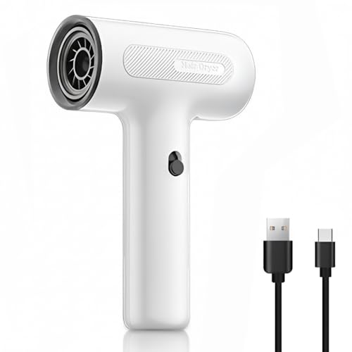 Sèche-cheveux sans fil rechargeable pour le séchage des peintures en atelier créatif