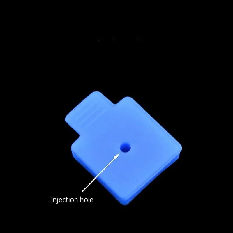 Verschlussstopfen aus Silikonstopfen – wiederverwendbare Küvettenkappe for versiegelte und Flüchtigkeitsexperimente – 100er-Packung, 14 x 14 x 5 mm