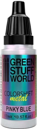 Green Stuff World - Chameleon Metal Paint Pinky Blue 1672 for Models and Miniatures