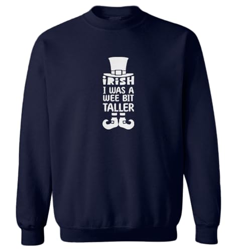 Irish I was A Wee Bit Taller - Toddler Fleece Crewneck Sweater